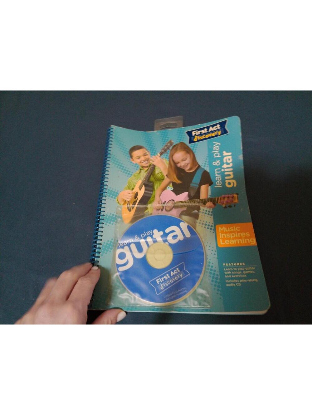 First Act Discovery Learn Play Guitar Book CD Instructional Beginner Kids Music